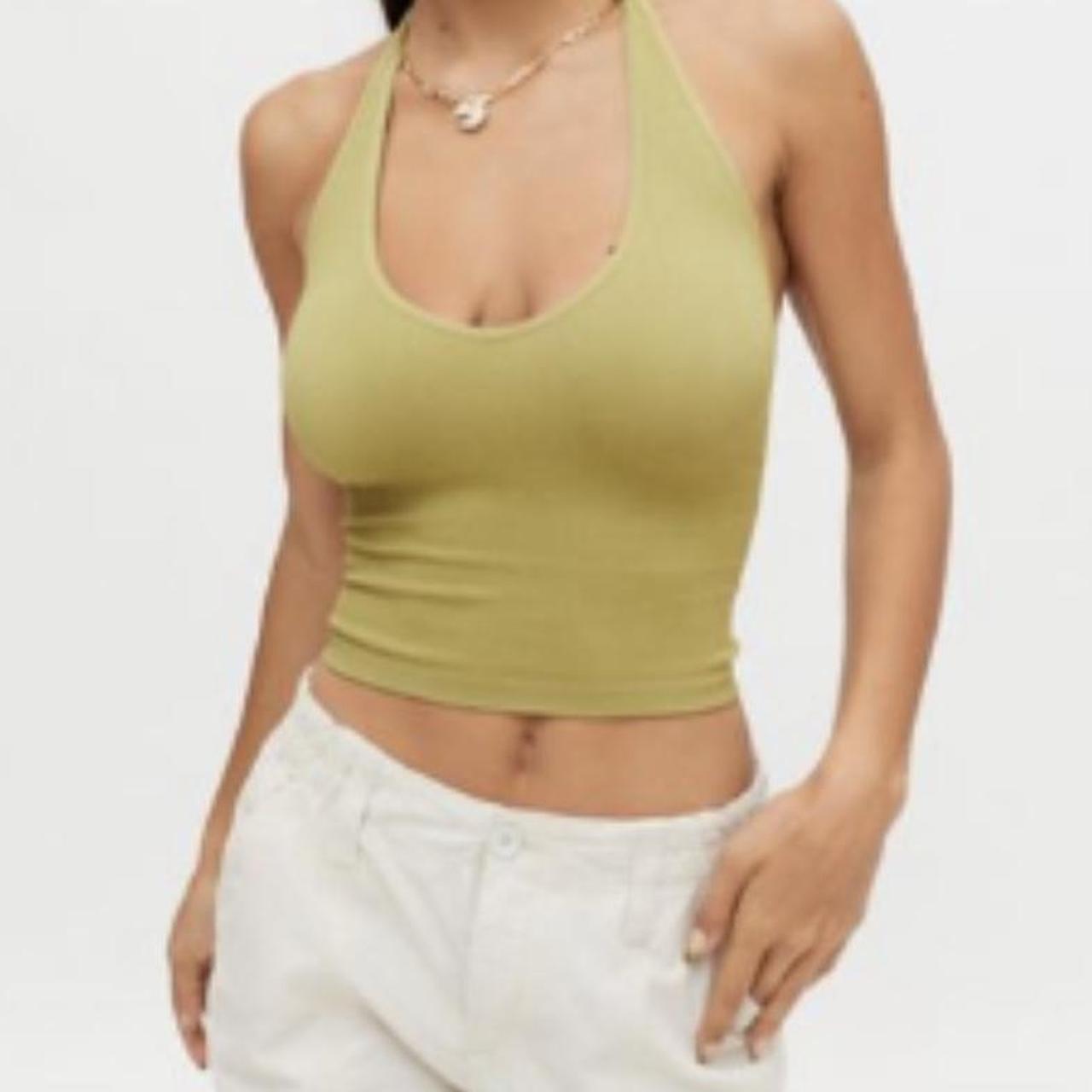 Out From Under Jackie Seamless Ribbed Halter Bra Top