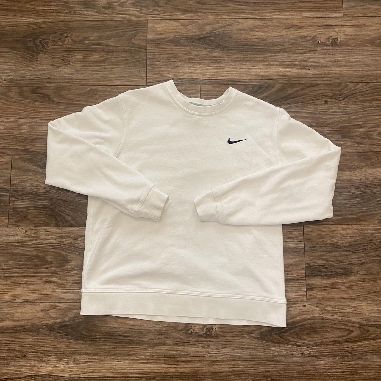 mens white nike sweater