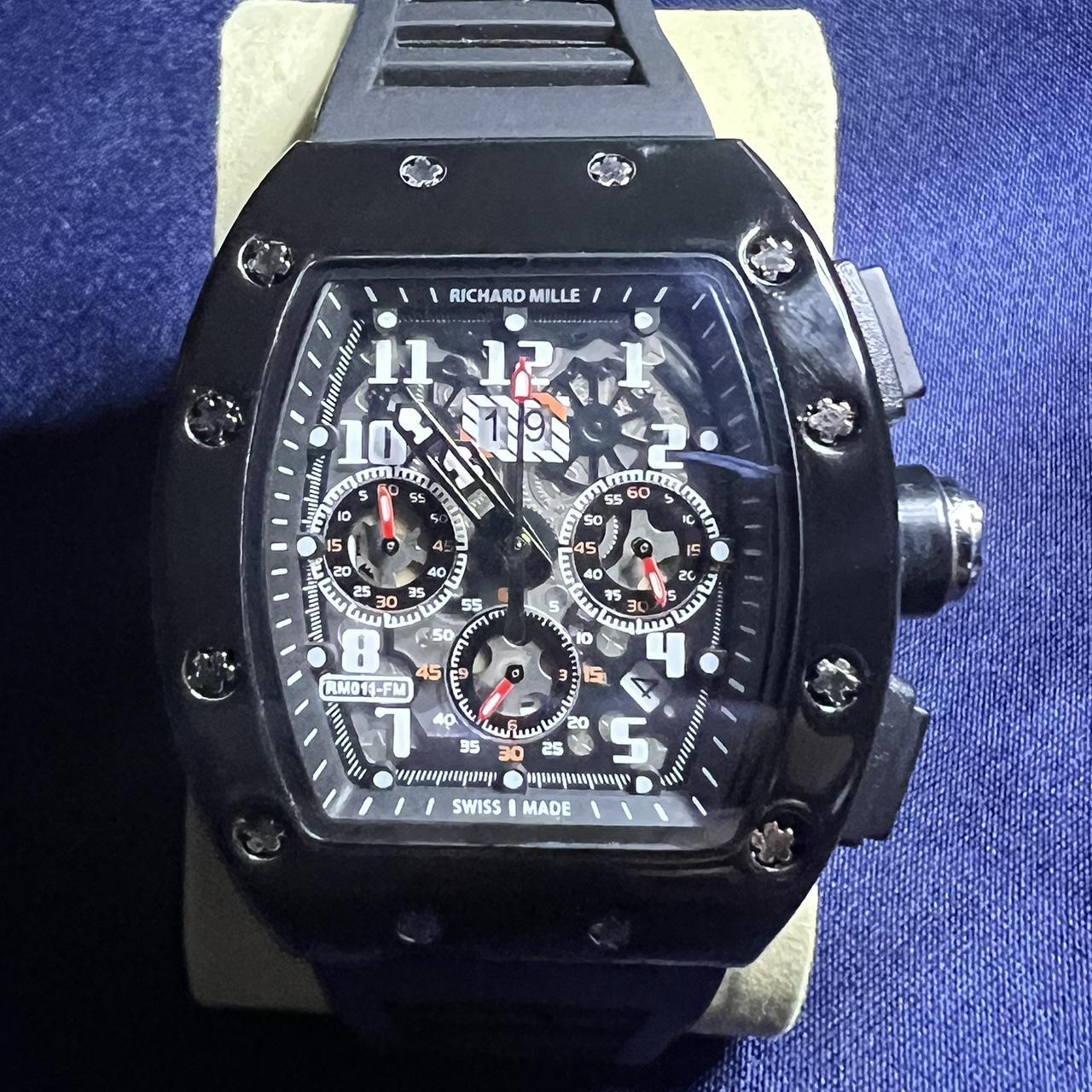 All Black on Black Men s Richard Mille Watch Depop