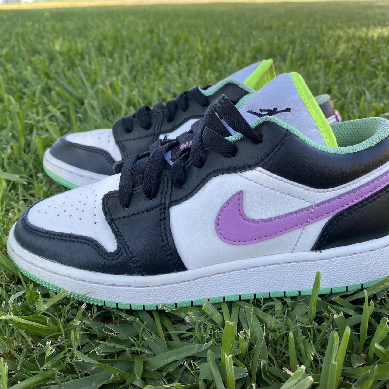 jordan 1 low green purple