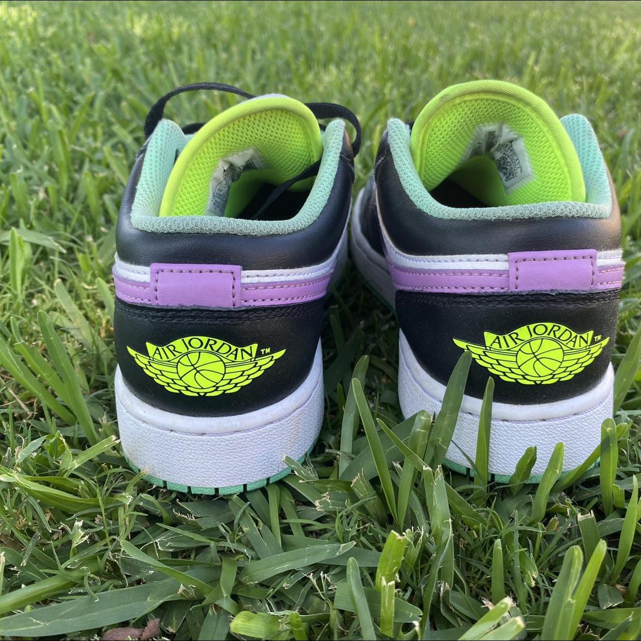 jordan 1 low green purple