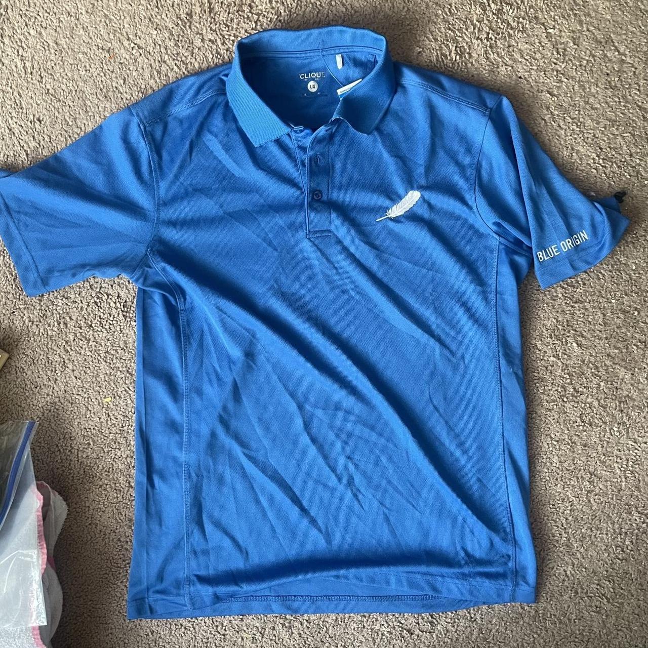 This blue Polo shirt is perfect for any space... - Depop