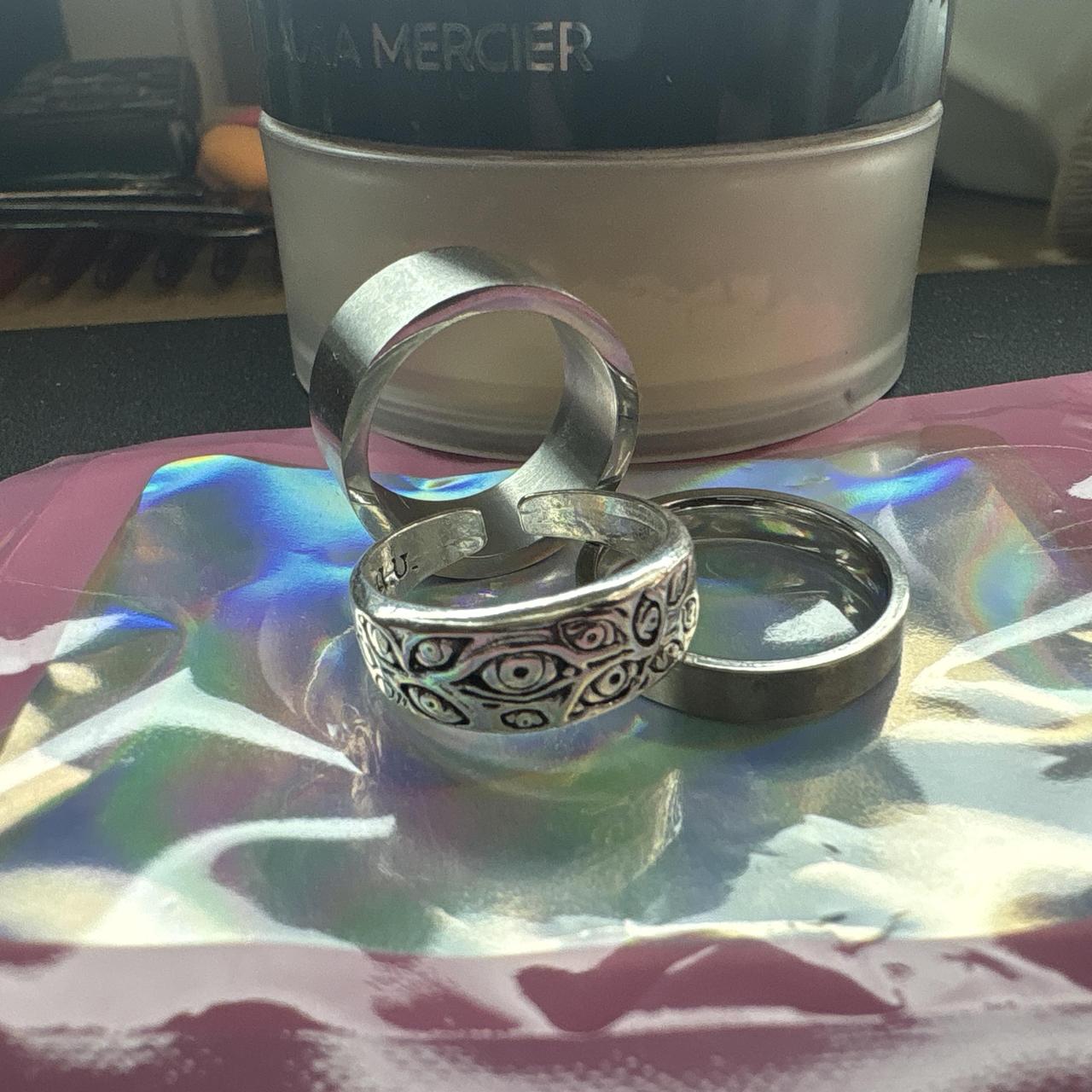 Women's Ring - Silver – Silver ring bundle all ri… - image 3