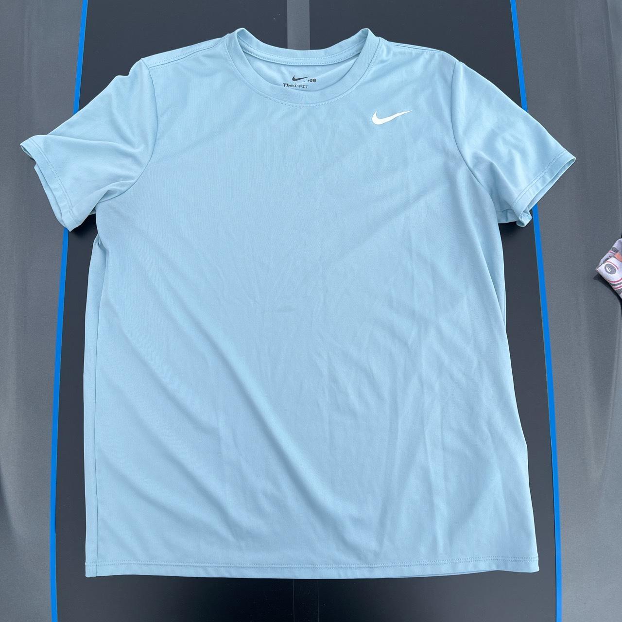 womens nike blue shirt