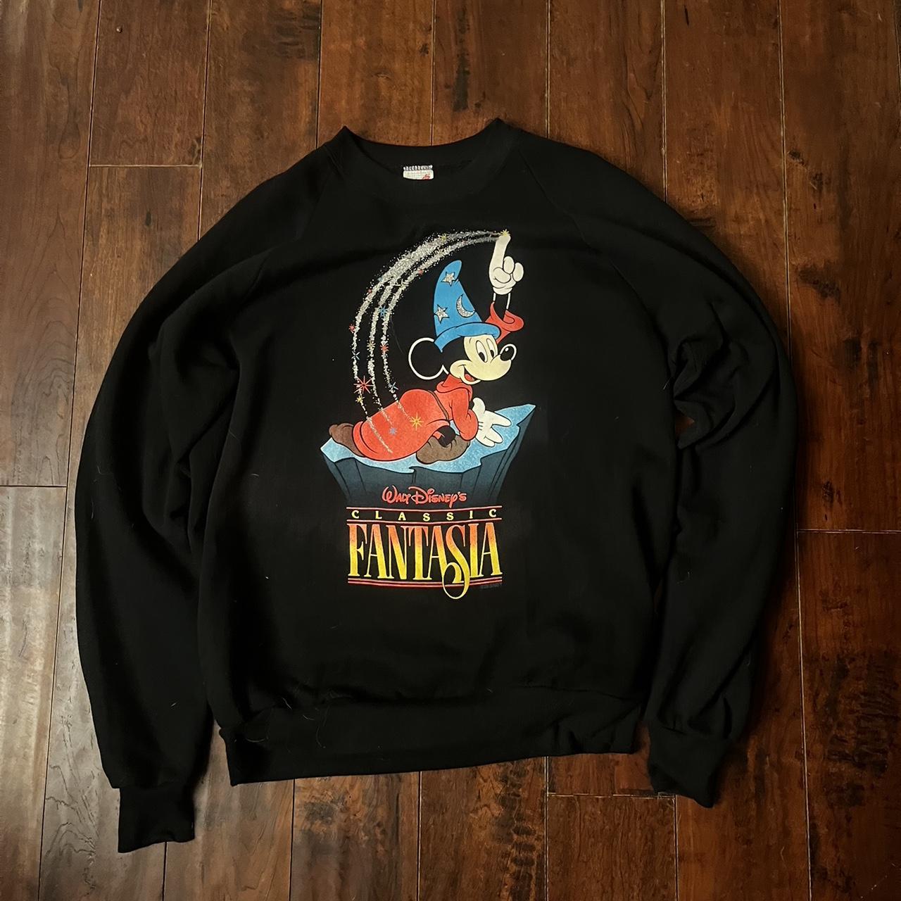 vintage 90s disney fantasia on a made in usa jerzees... - Depop