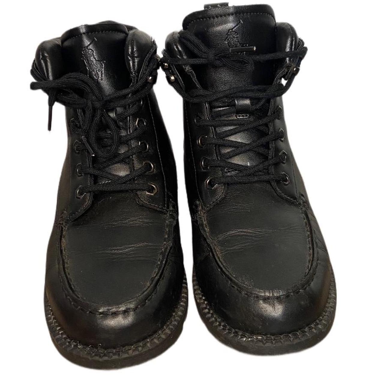 polo ralph lauren black boots