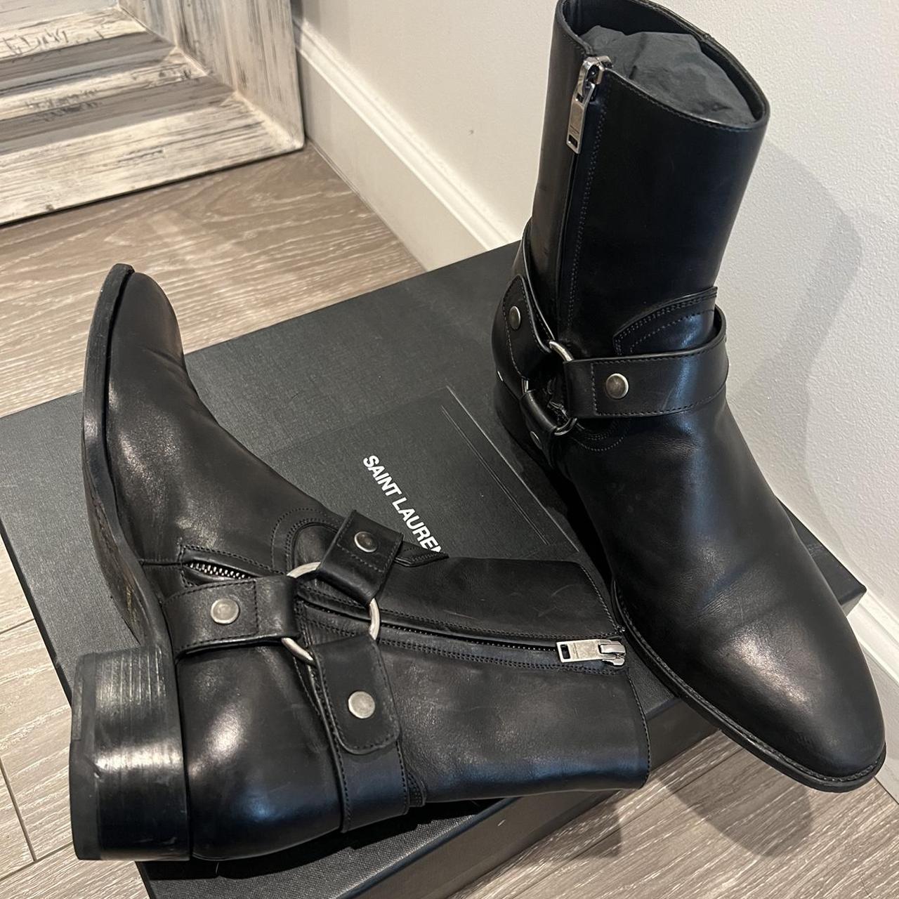 Saint laurent wyatt on sale 4 harness boots