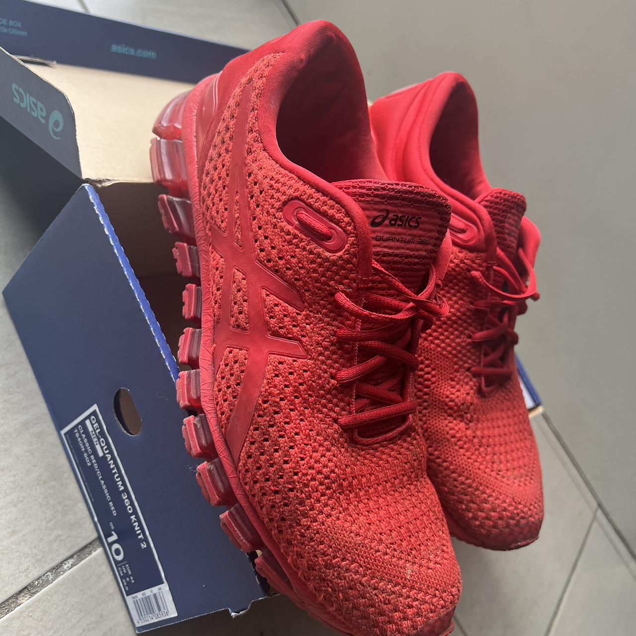 Asics gel quantum 360 knit 2 red best sale