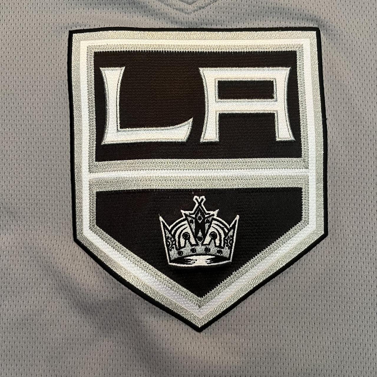 Gray and black dodgers la kings jersey. Adult size - Depop