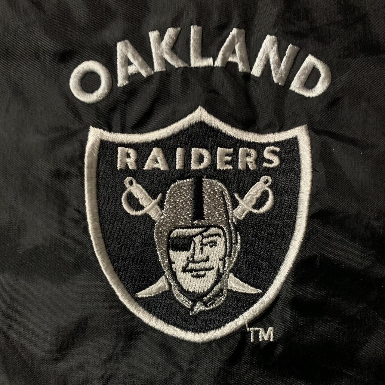 XL Oakland Raiders Starter Hoodie Good condition. - Depop