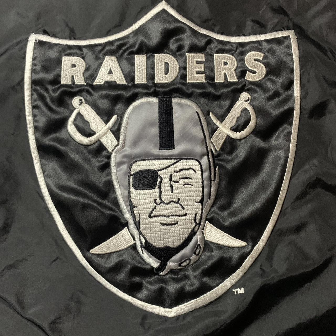 XL Oakland Raiders Starter Hoodie Good condition. - Depop