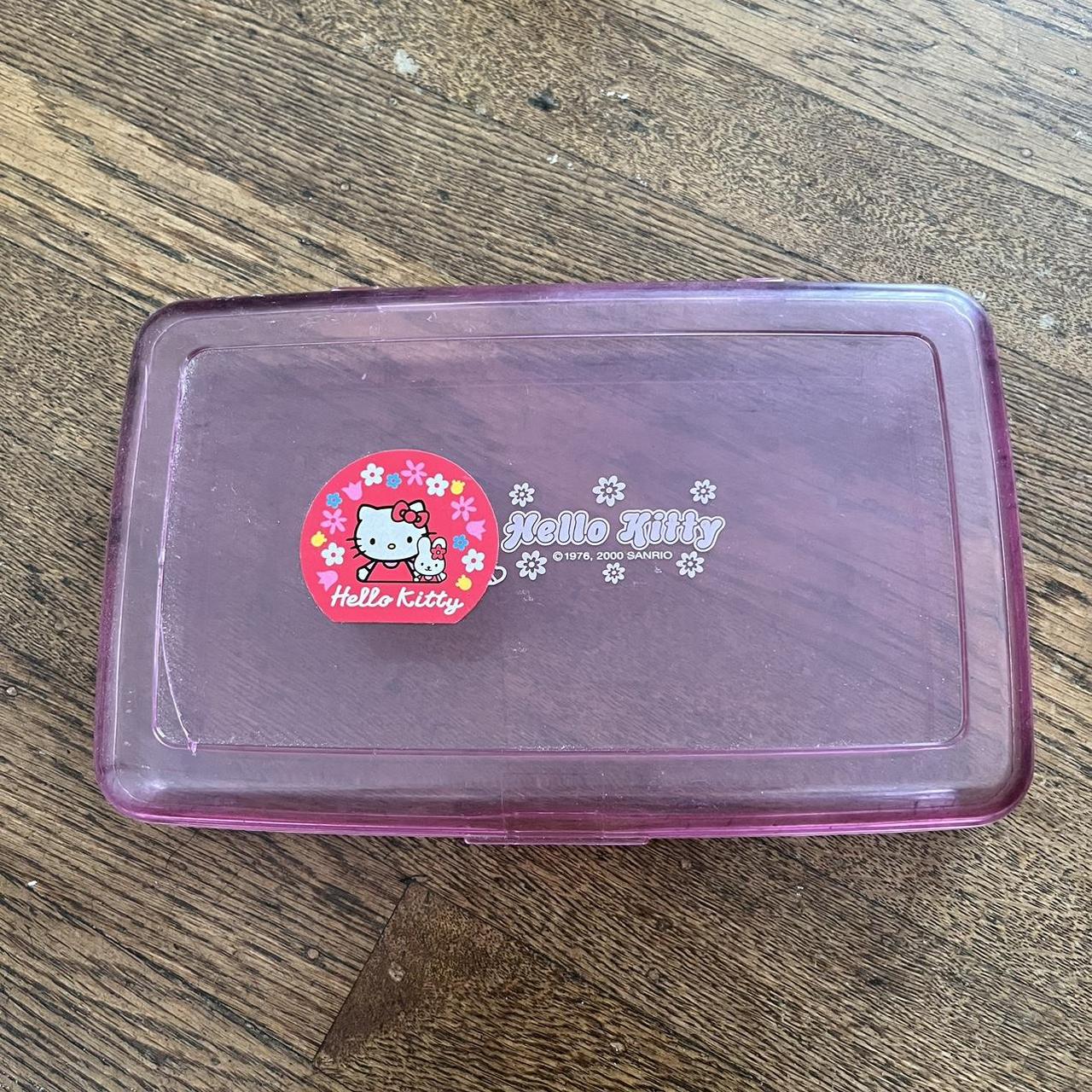 Vintage Sanrio hot pinki lili box case