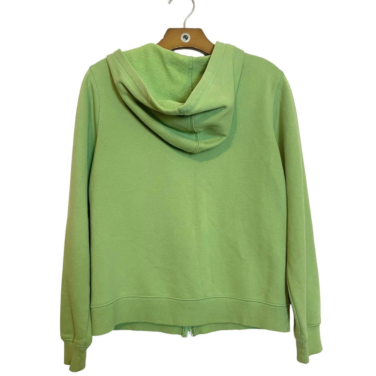 Spring green hoodie Zip up hoodie, soft cotton,... - Depop