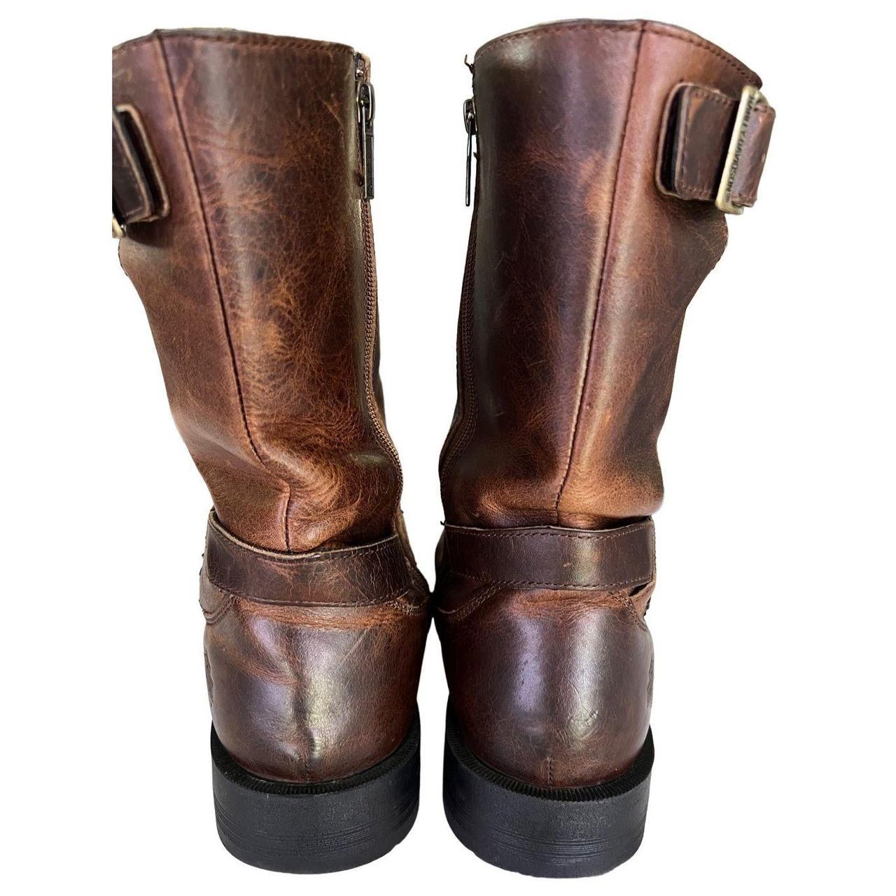 harley davidson boots for men brown