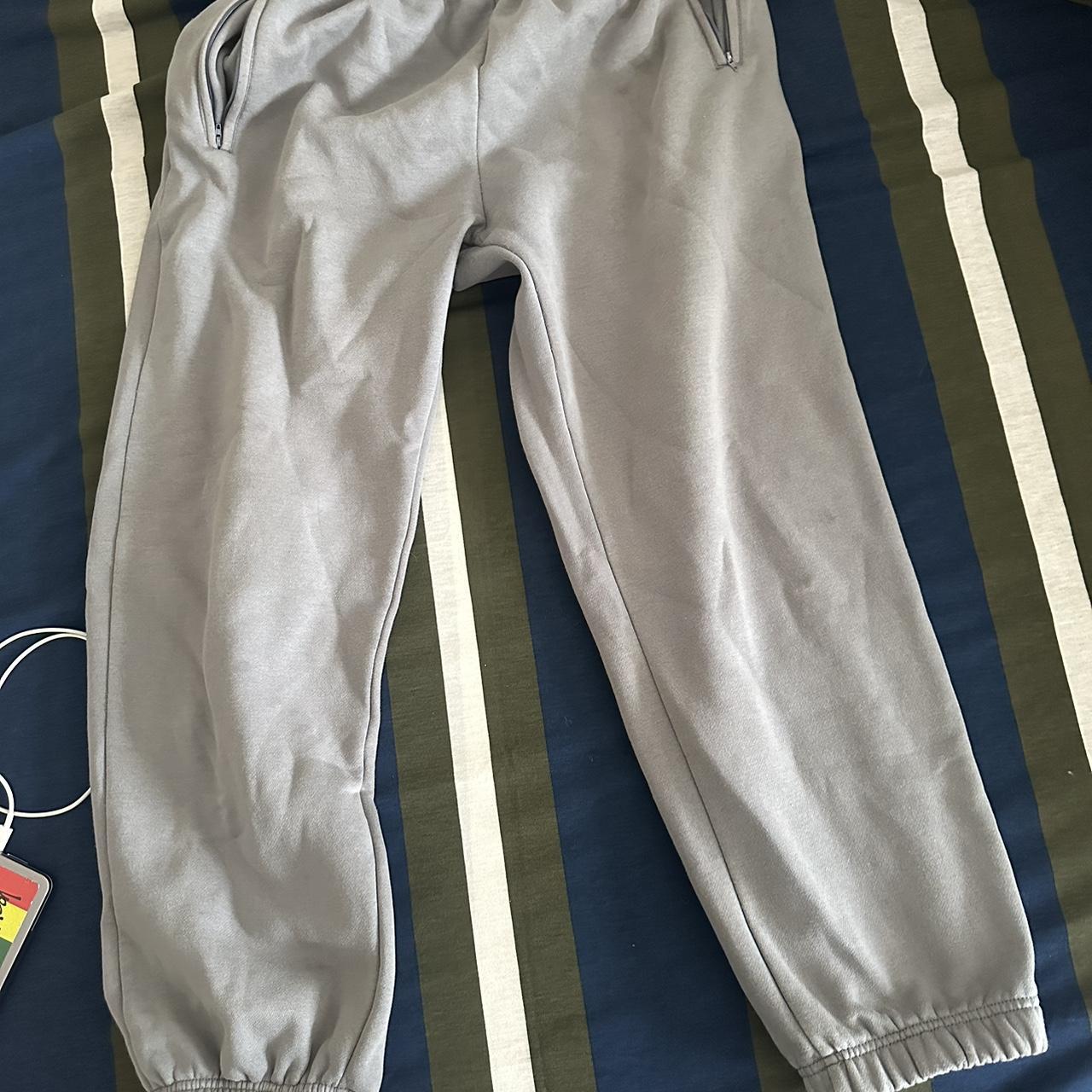Used Yeezy sweatpants fit like medium Depop