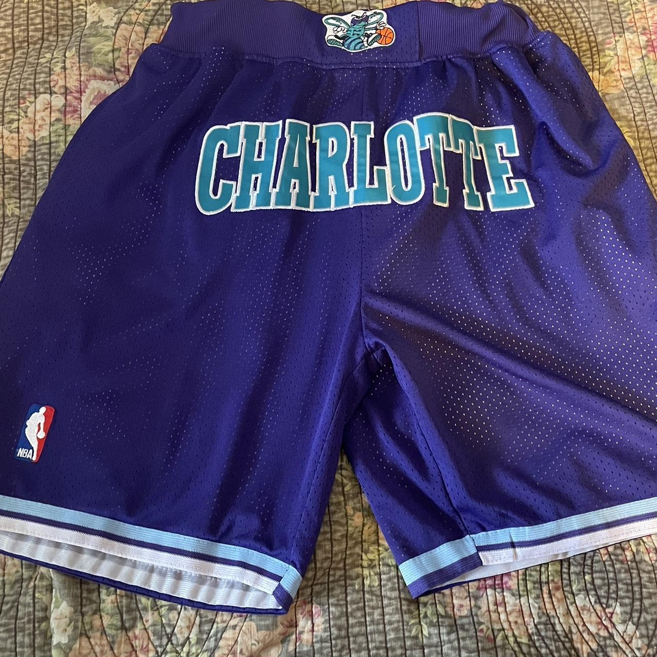 charlotte hornets retro shorts