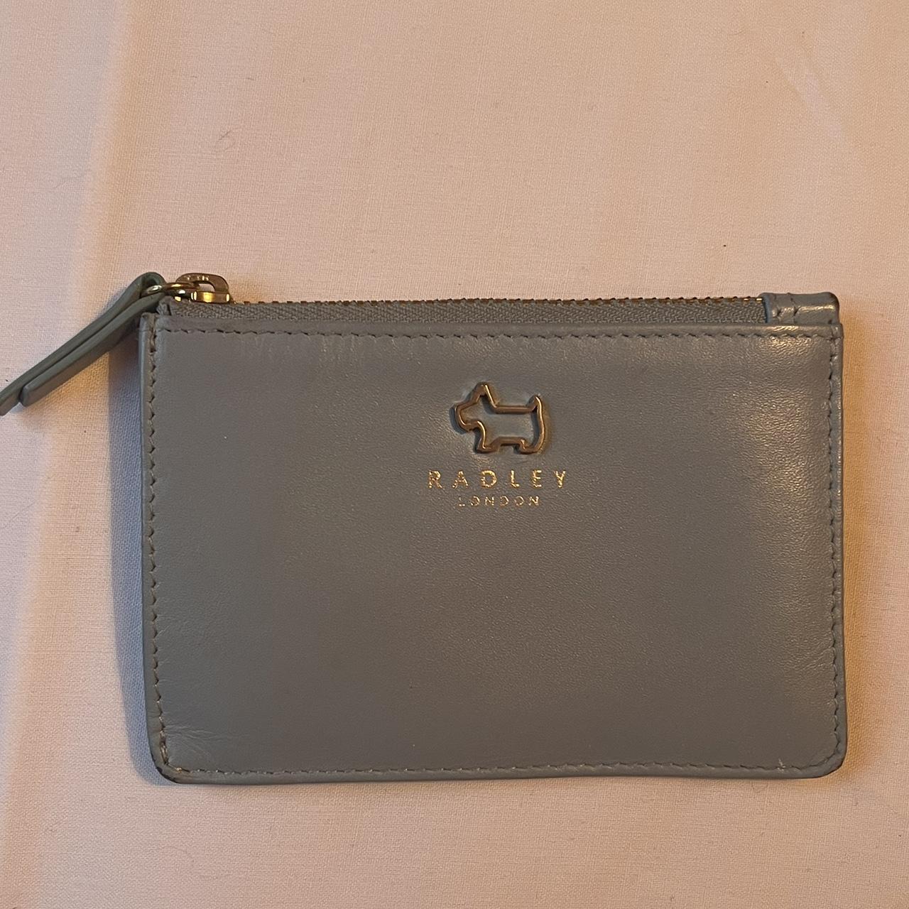 Radley Blue card and coin holder in very good... Depop