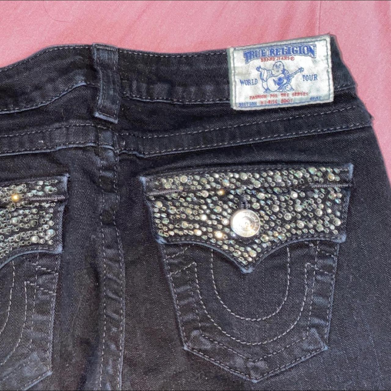 Low rise true religion jeans Size 28 Hardly worn... - Depop