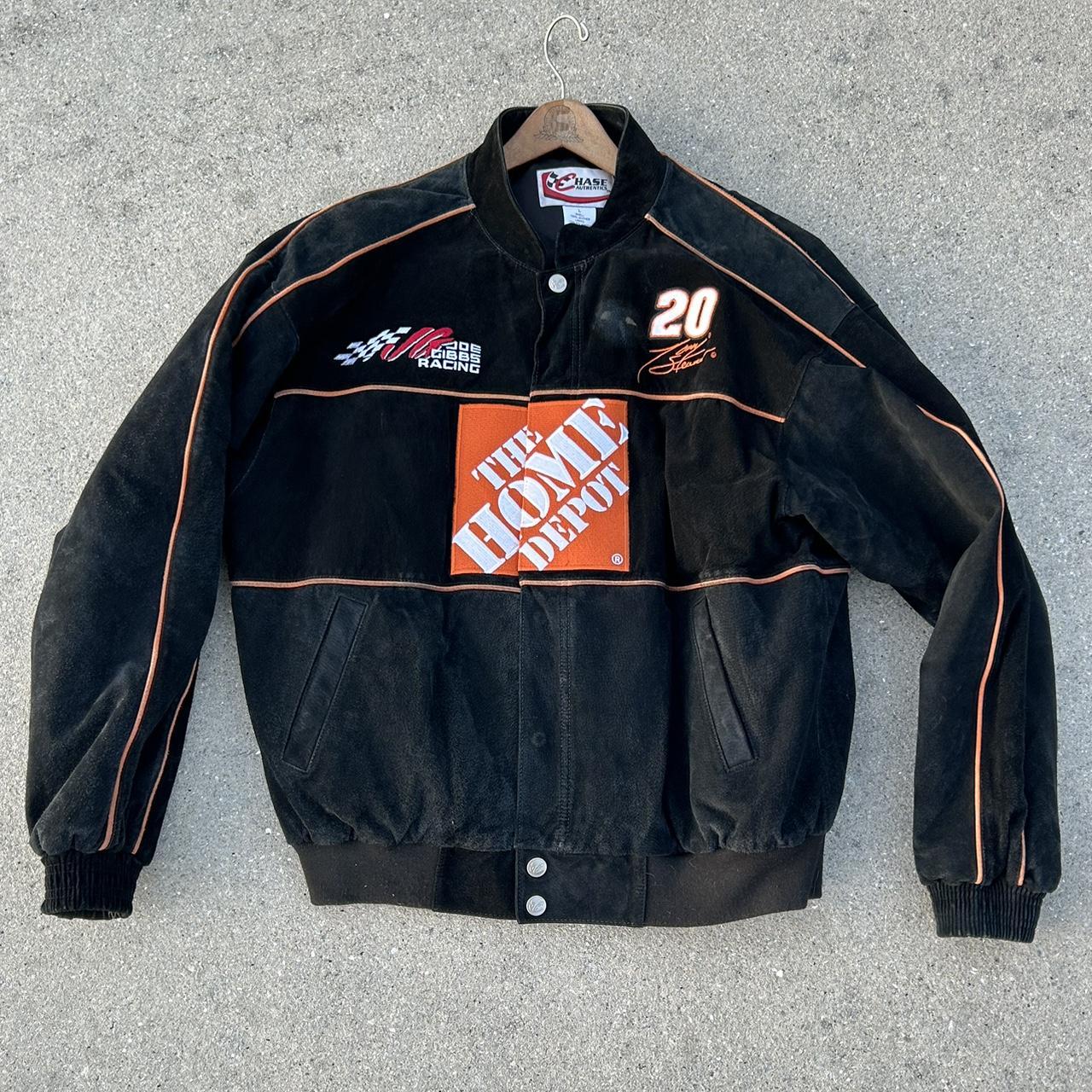 Vintage y2k the home depot fashion jacket chase authentic nascar