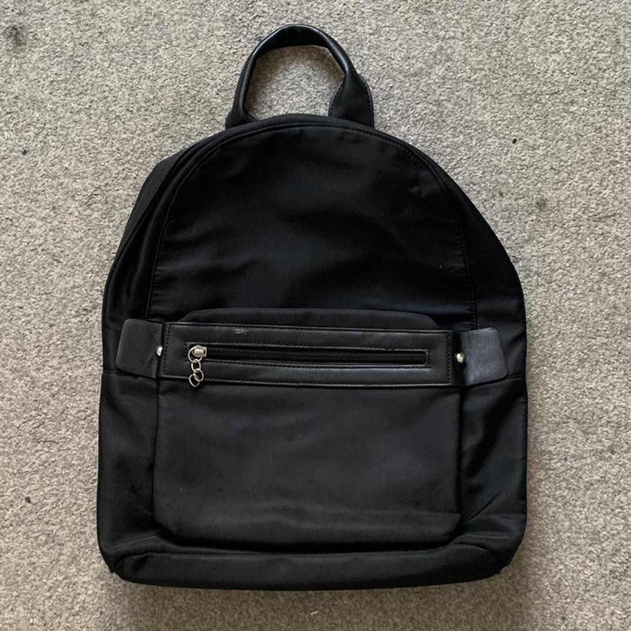 Cute Small Black Backpack Good for Light... - Depop