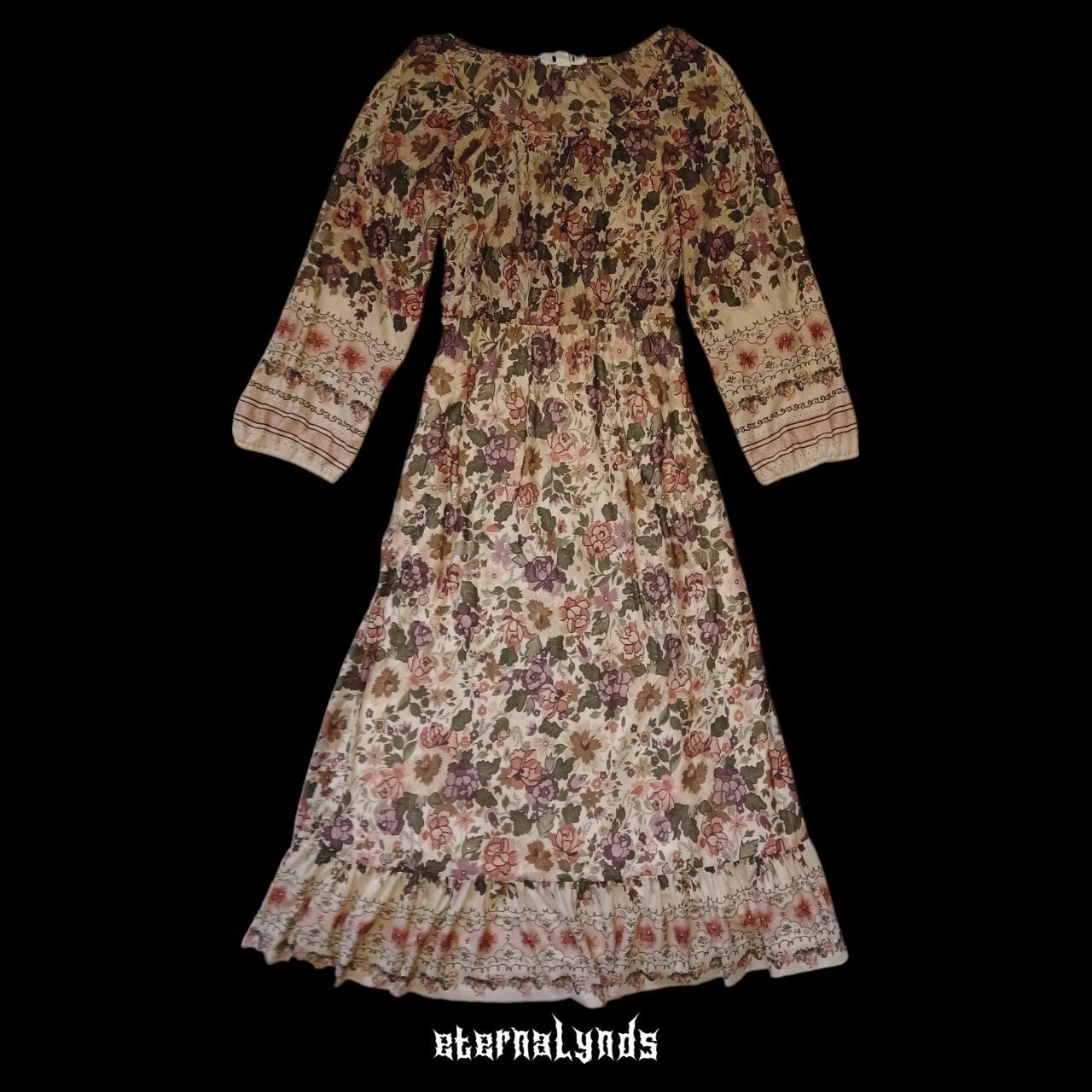 ✧ ･ . ☽ Vintage 70s Coco California Floral Prairie...