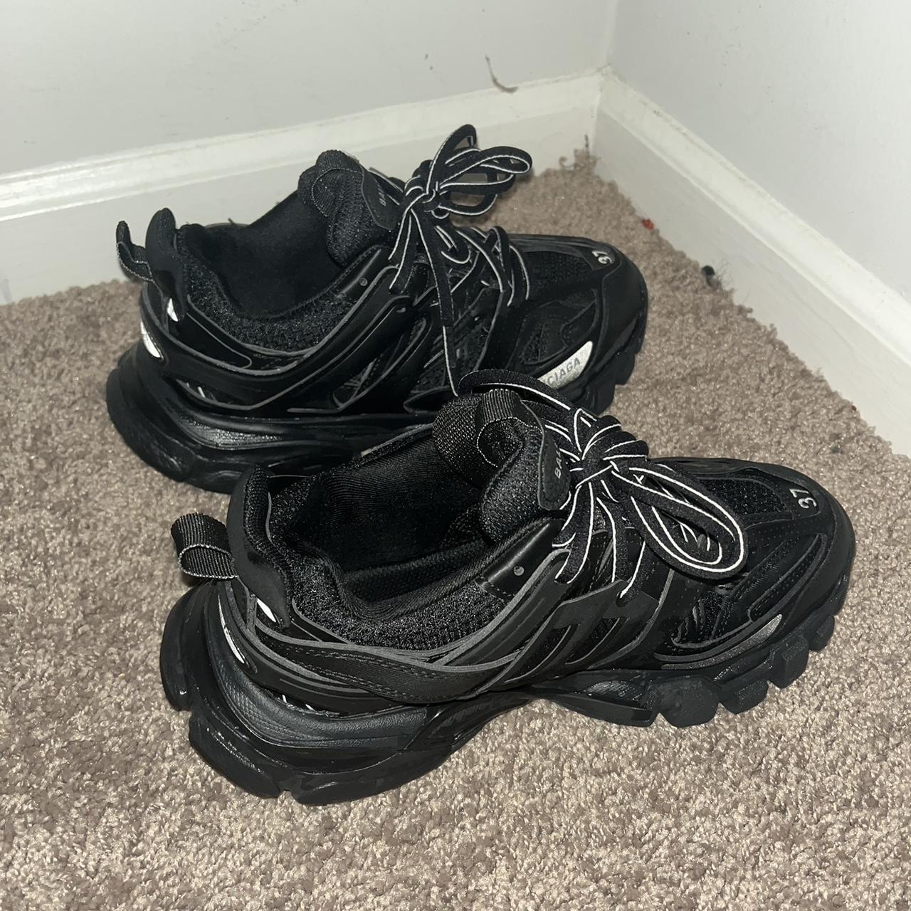 Balenciaga tracks worn a couple of times the soles... - Depop