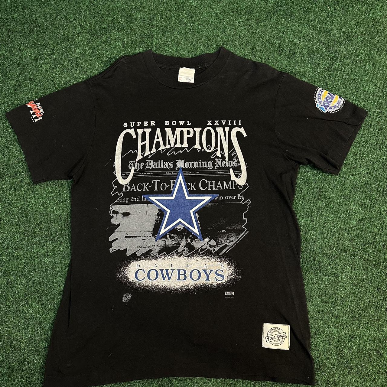 Vintage 1994 Super Bowl Xxviii Champions Dallas Cowboys T-Shirt