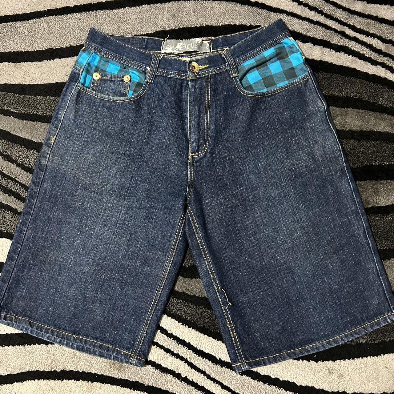 CRAZY AFFLICTION Y2K embroidered jorts that have... - Depop