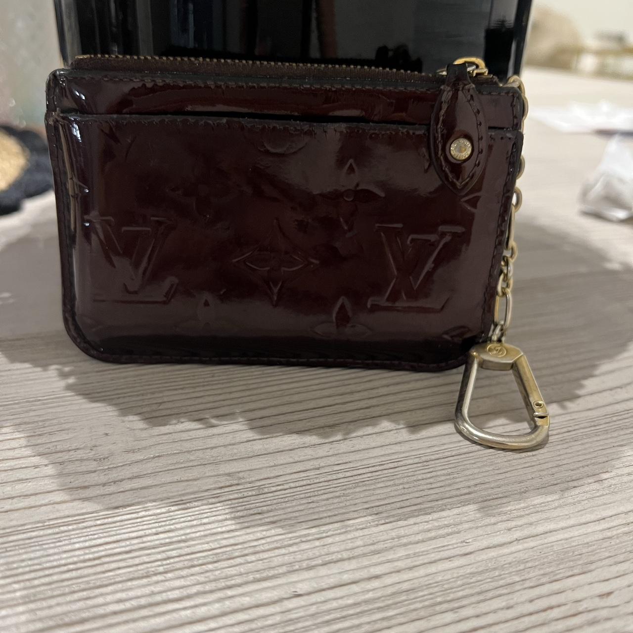 Louis Vuitton Vernis Key Pouch Coin/Card Case in - Depop