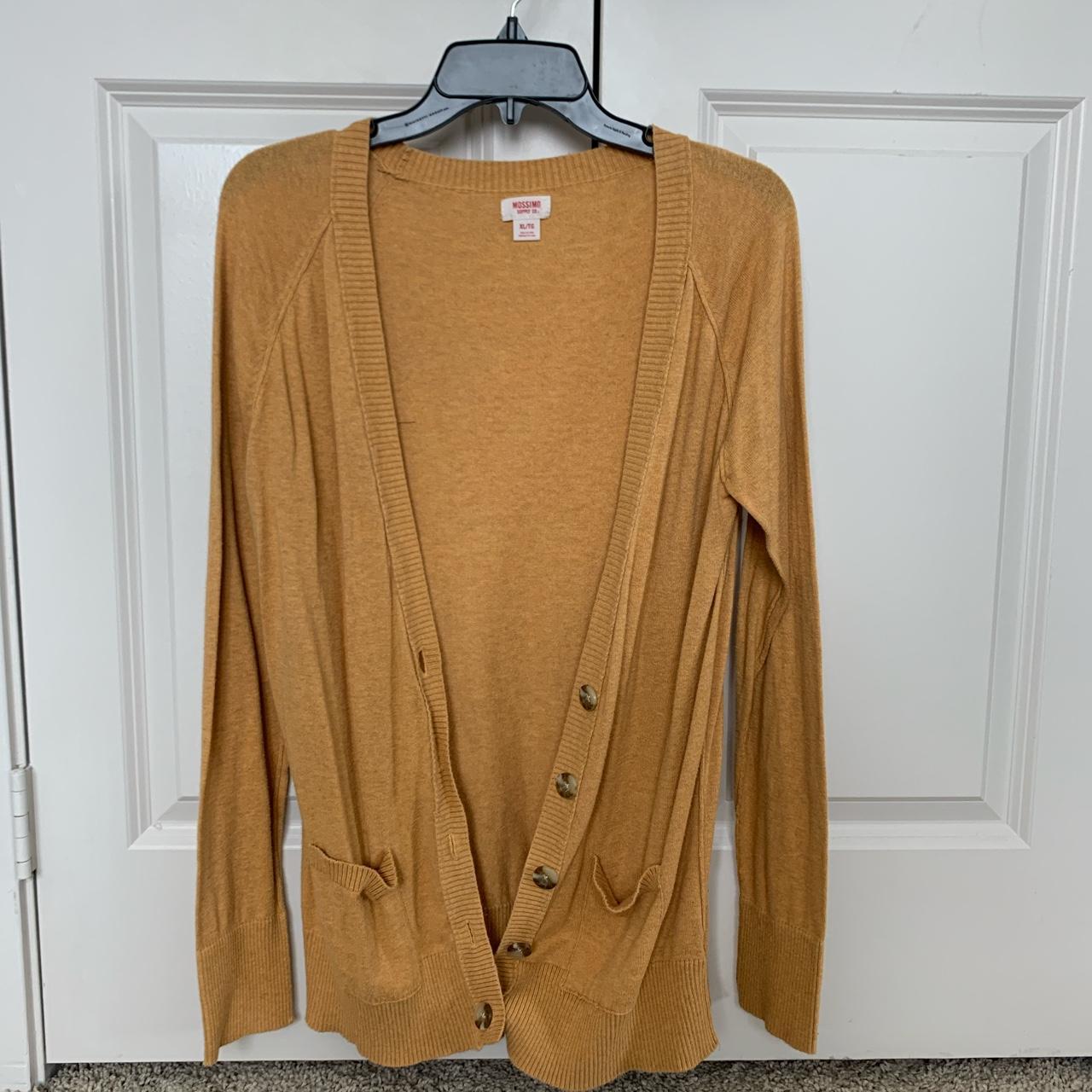 Dark on sale yellow cardigan