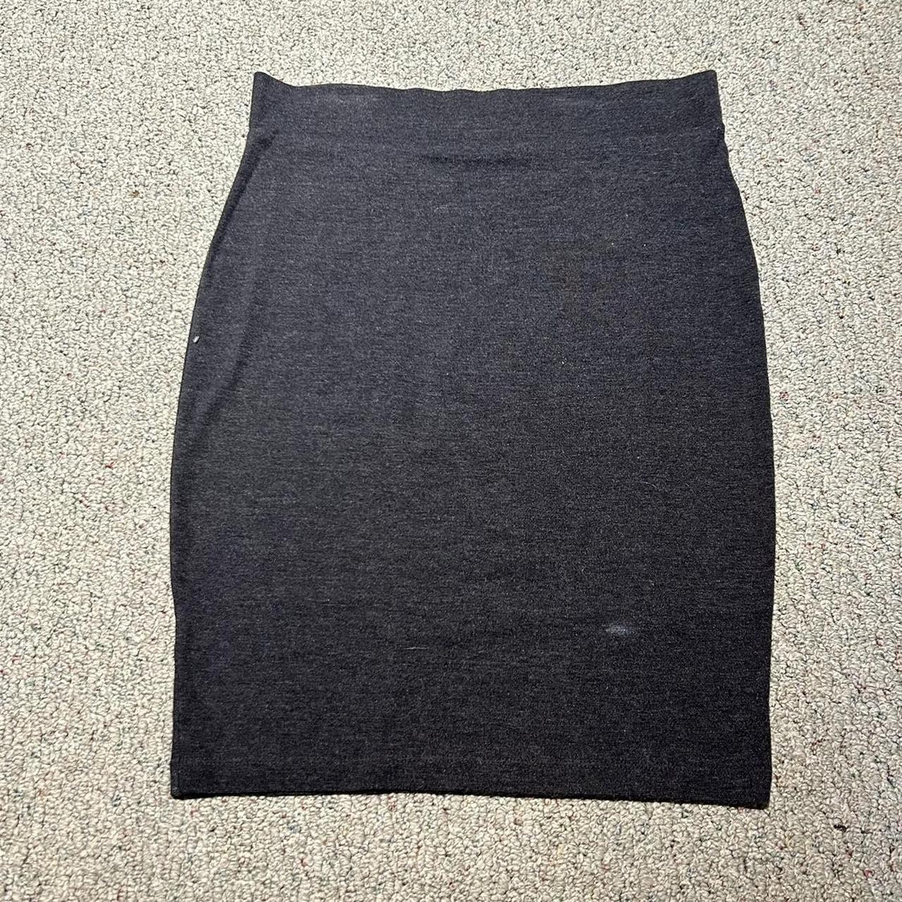 Charcoal grey hotsell mini pencil skirt