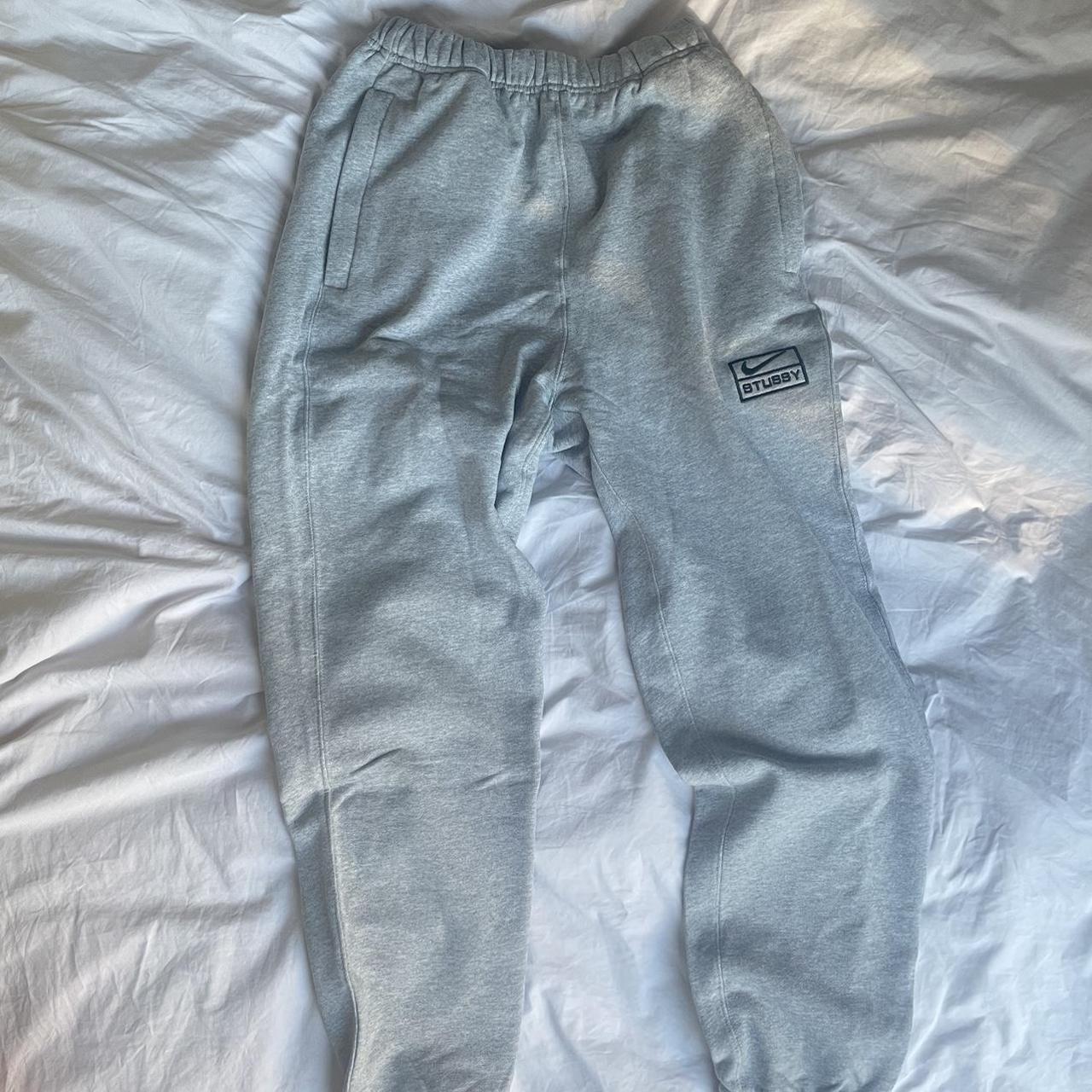Stussy Nike Grey Joggers Medium. Got Given these as... - Depop