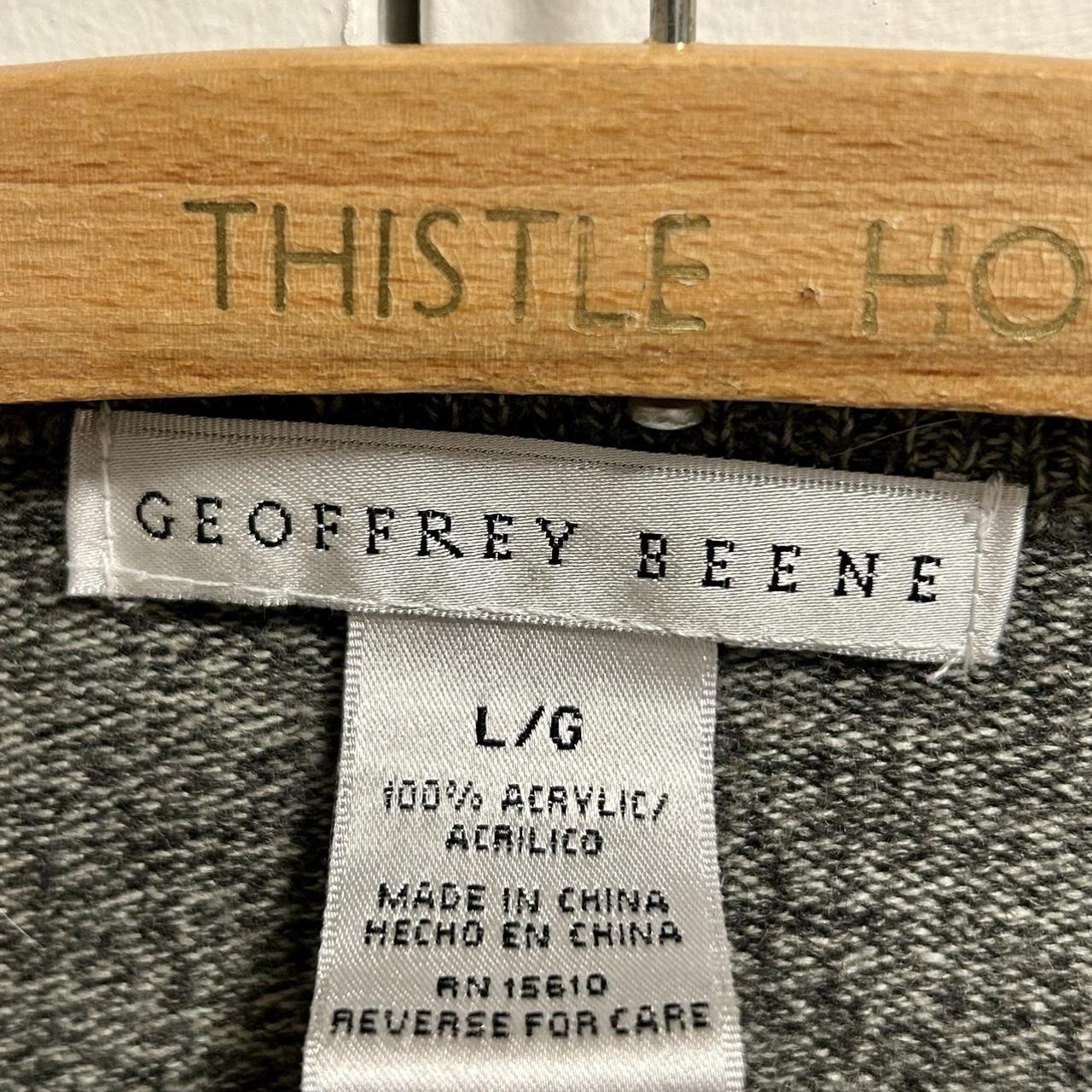 Geoffrey Beene Men S Grey Jumper Depop