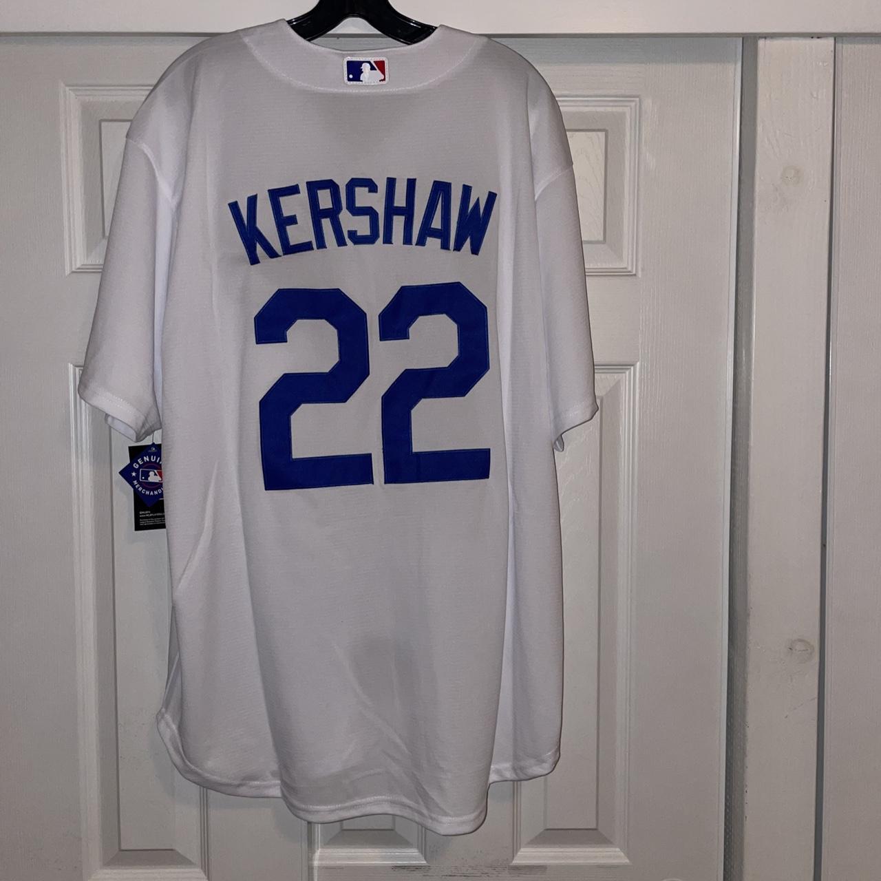 Clayton Kershaw Jersey Womens Medium near perfect - Depop