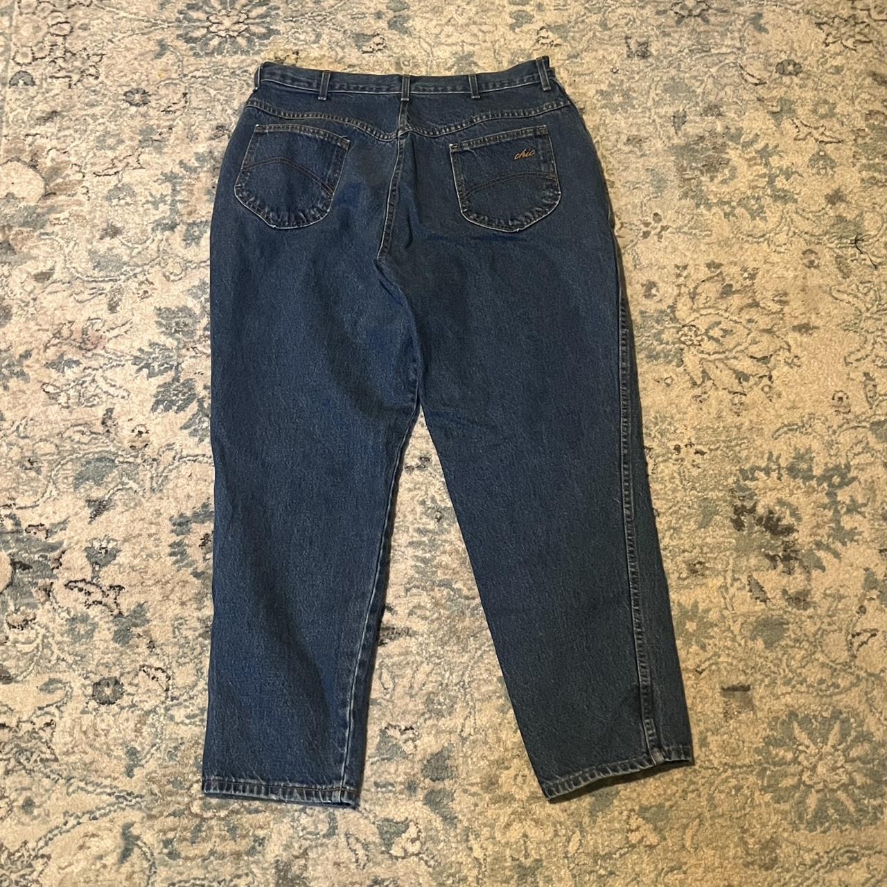 80’s Chic baggy blue jeans... - Depop