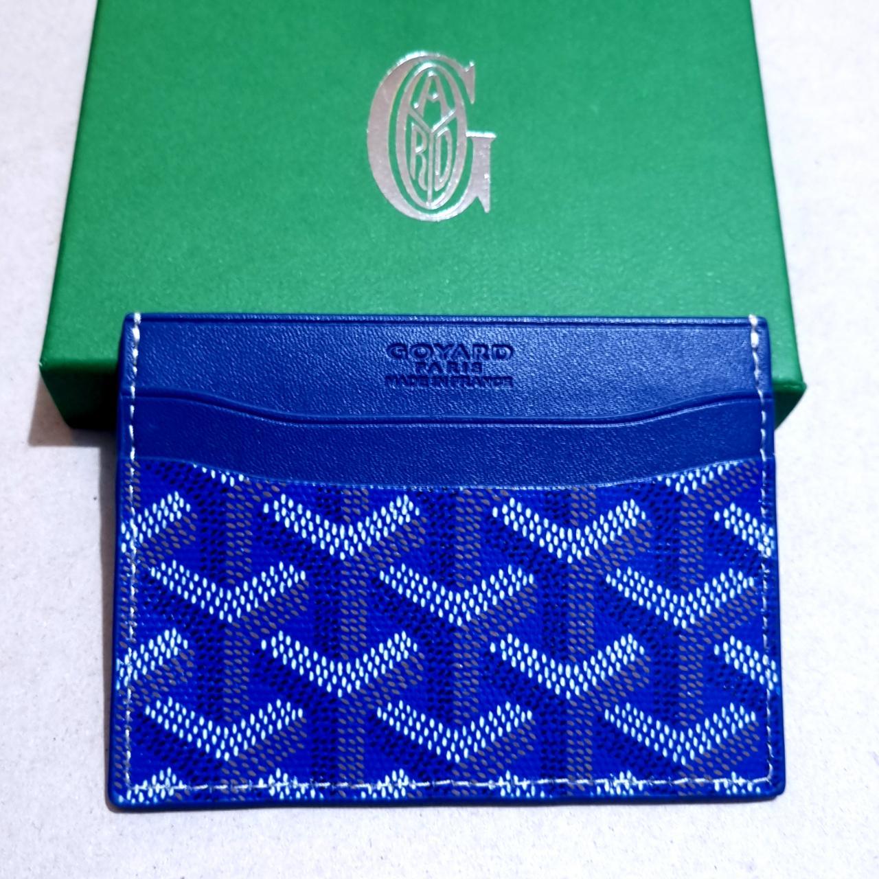 Dark blue GOYARD card holder Open to offers Amazing... Depop