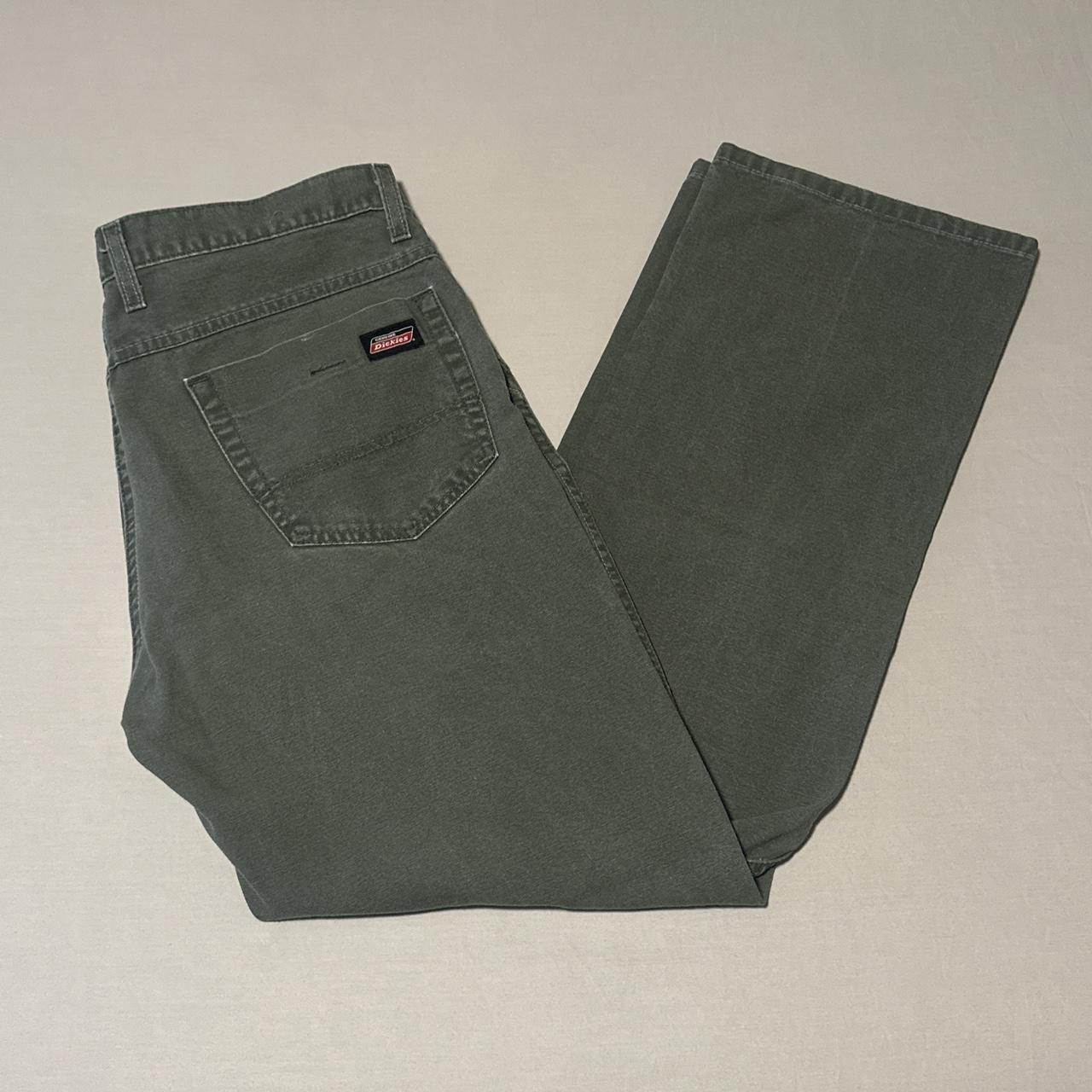 Vintage Y2K Dickies Olive Green Carpenter Pants Depop