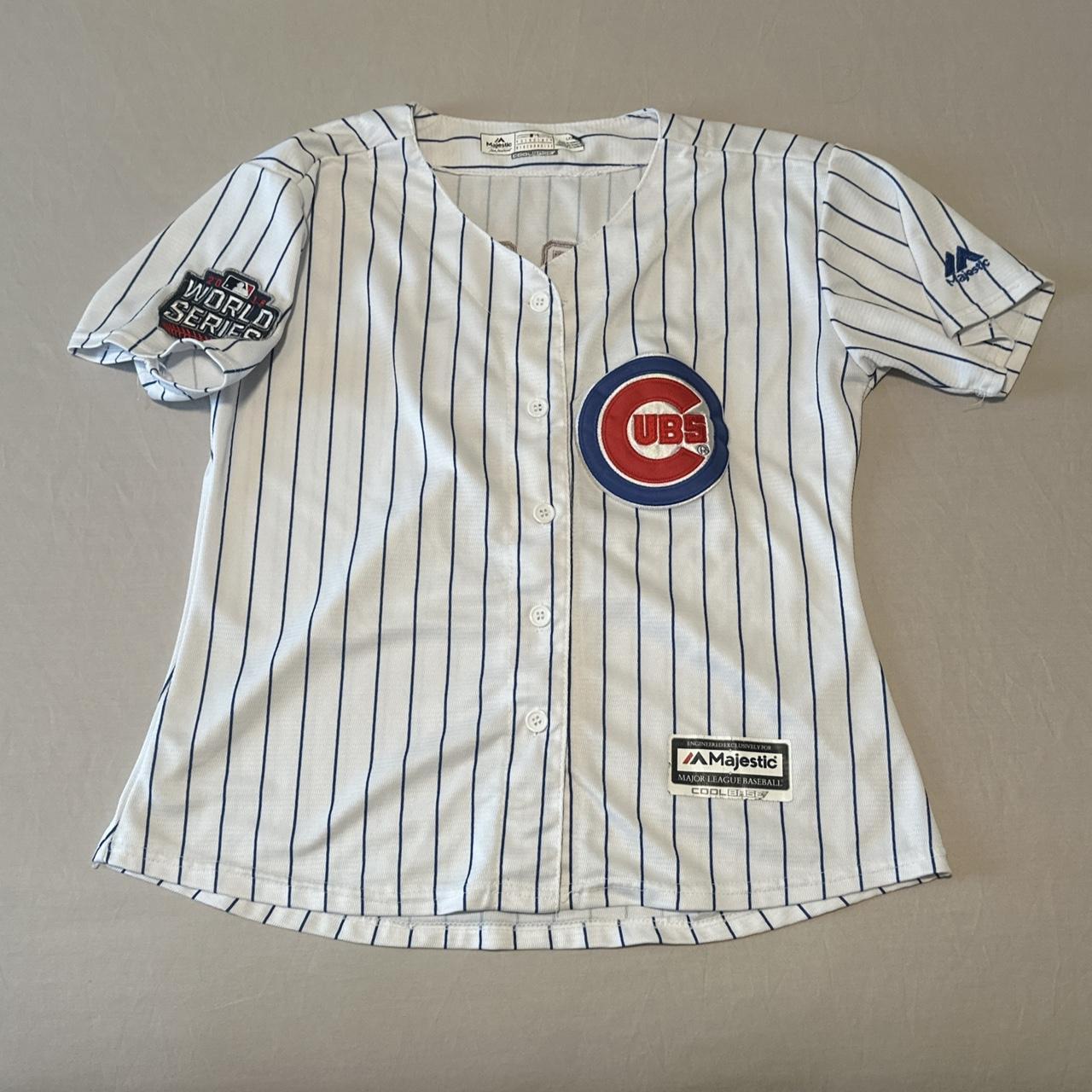 Chicago Cubs David Ross PinStripe Baseball Jersey. Depop