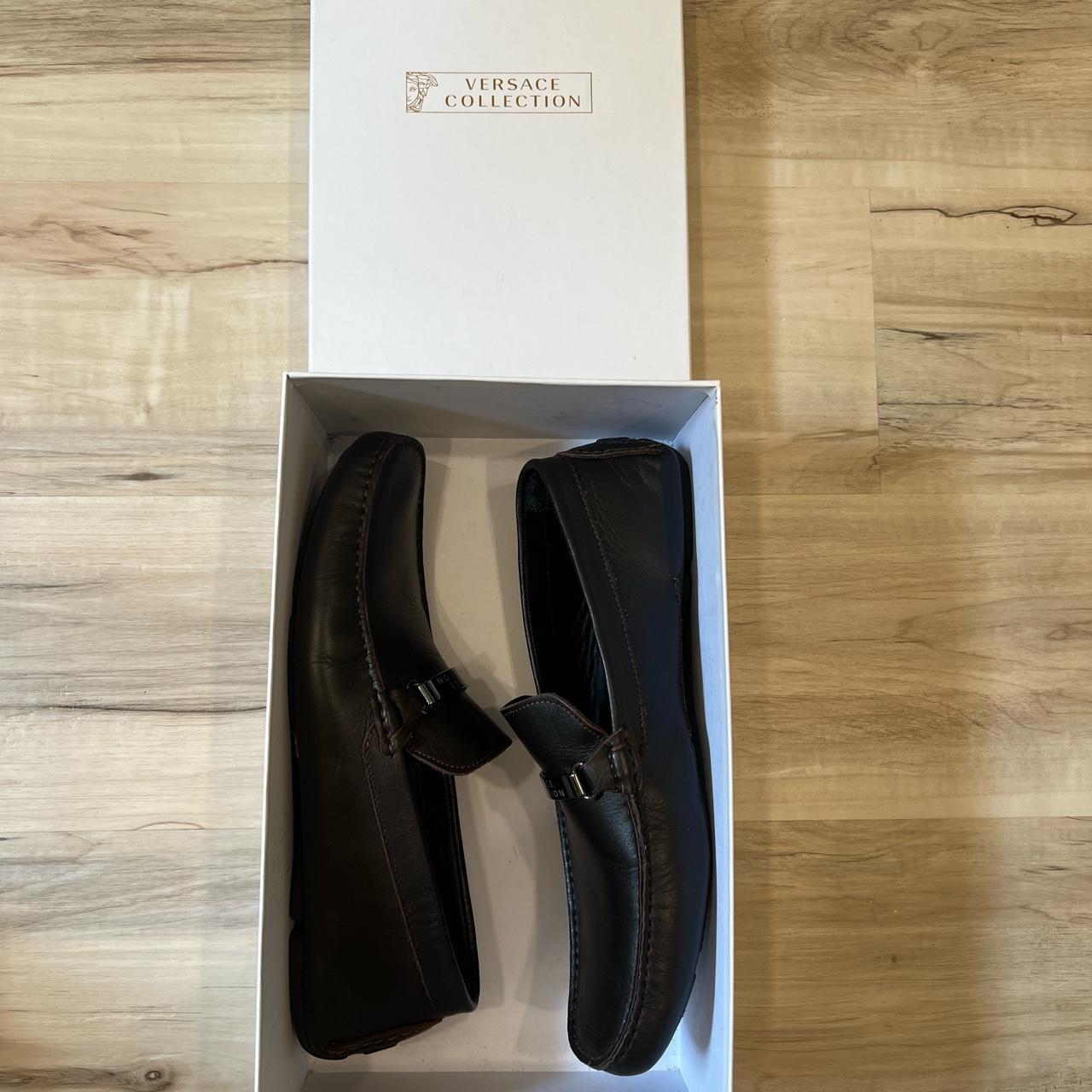 Versace collection men's on sale shoes