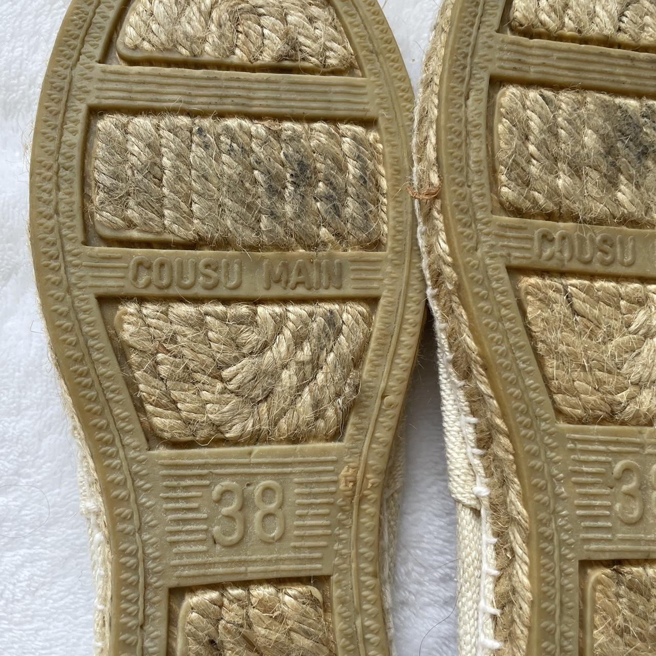 cousu main espadrilles