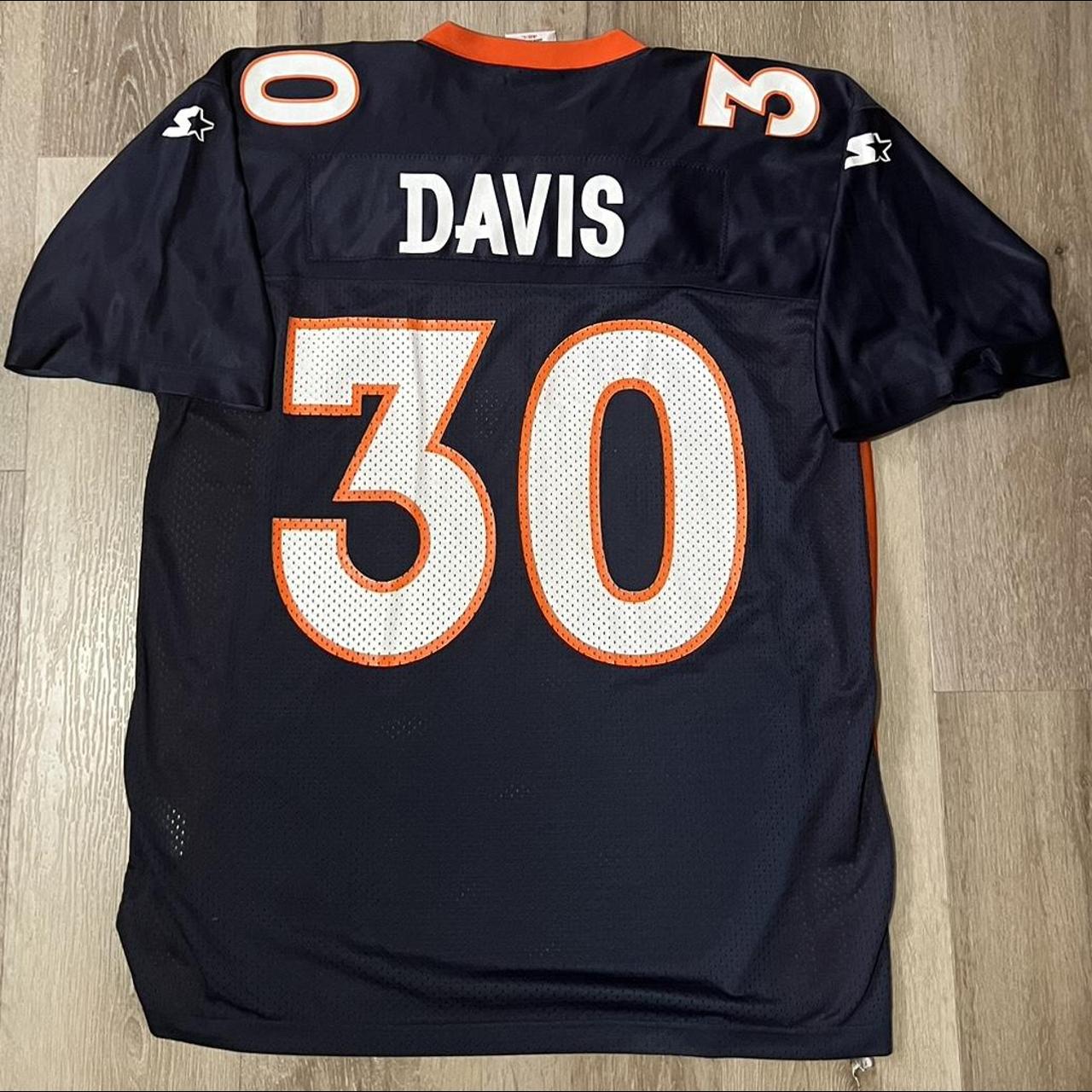 Buy the Mens Denver Broncos Terrell Davis Football NFL Jersey Size