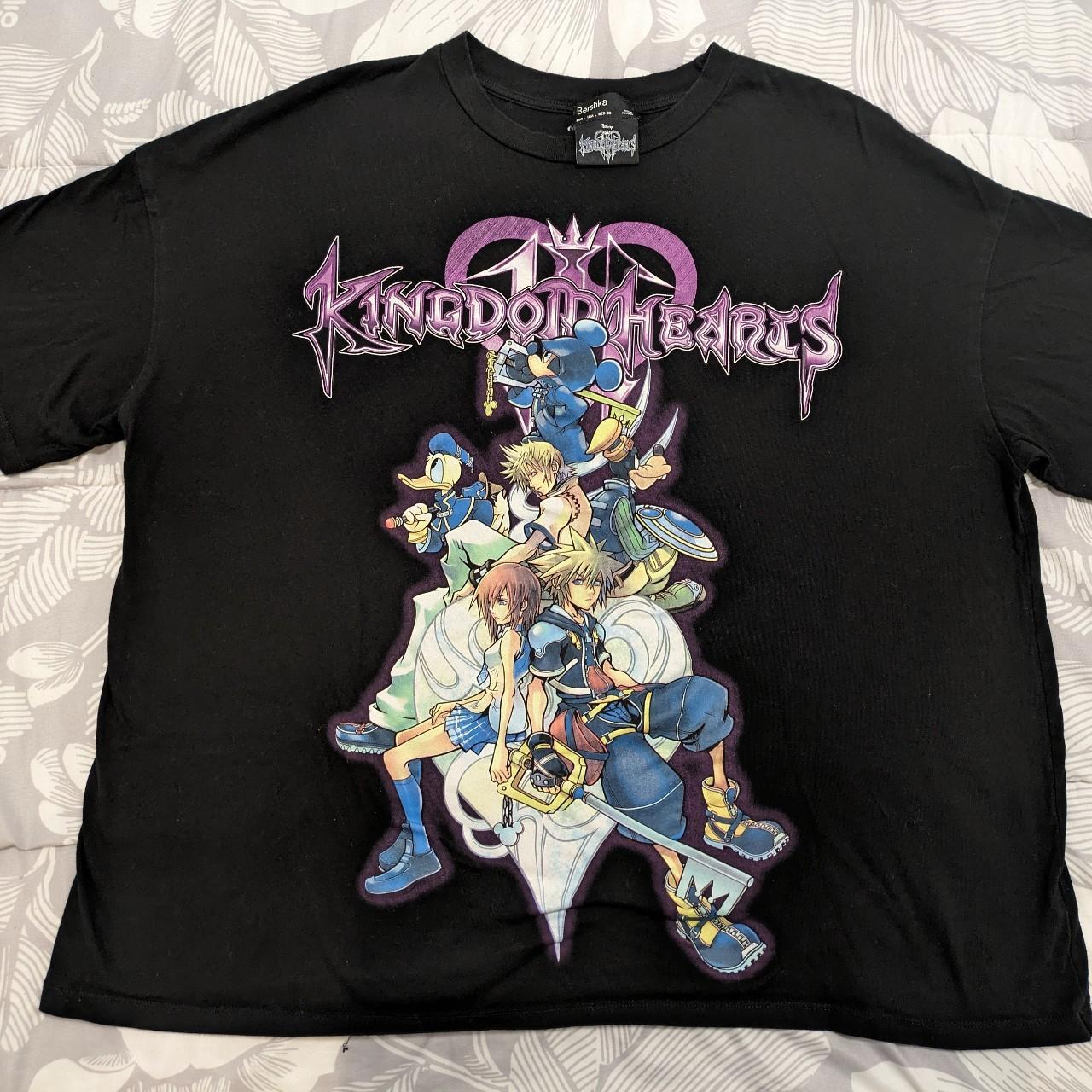 Bershka x kingdom hearts collab tshirt, size L but... - Depop