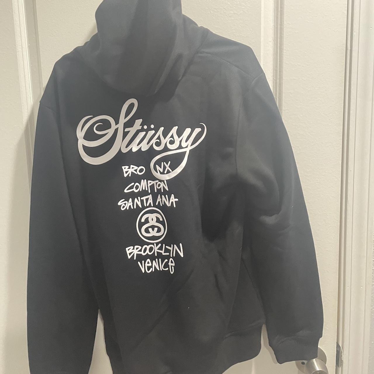 CRAZY stussy hoodie Size large Shoot offers - Depop