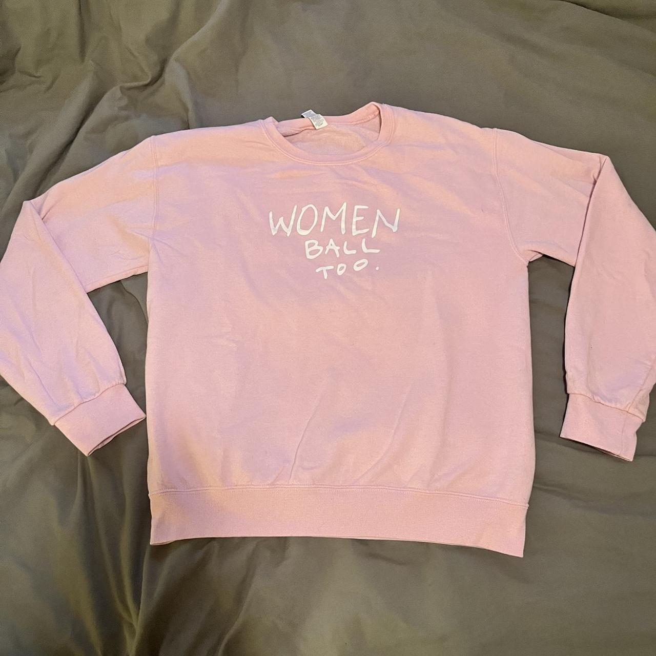 Light pink Women Ball Too crew neck sweatshirt Depop