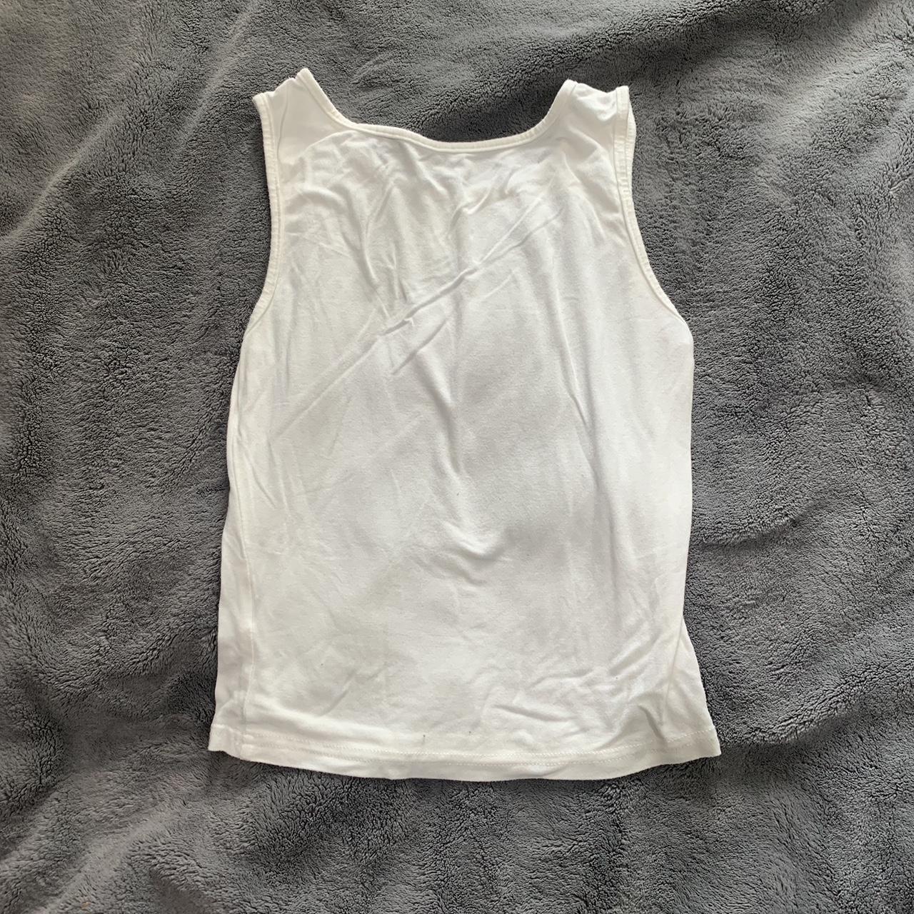 shein black and white shirt small but fits a bit loose - Depop