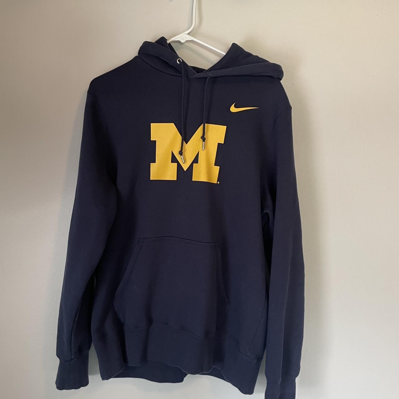 NIKE MICHIGAN UNIVERSITY hoodie Brand New Depop