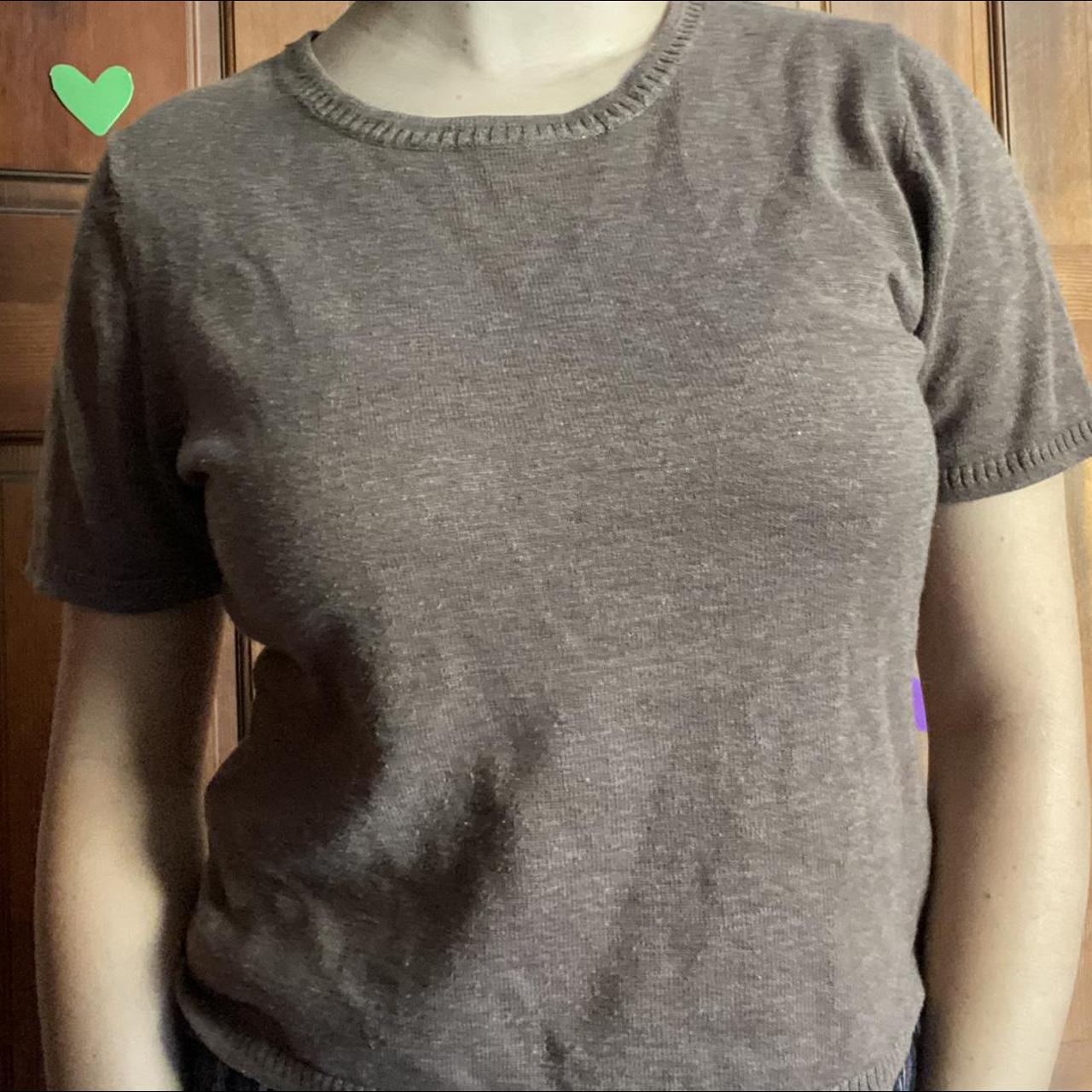 brown knit sweater top! brand is Northeast Knitters... - Depop