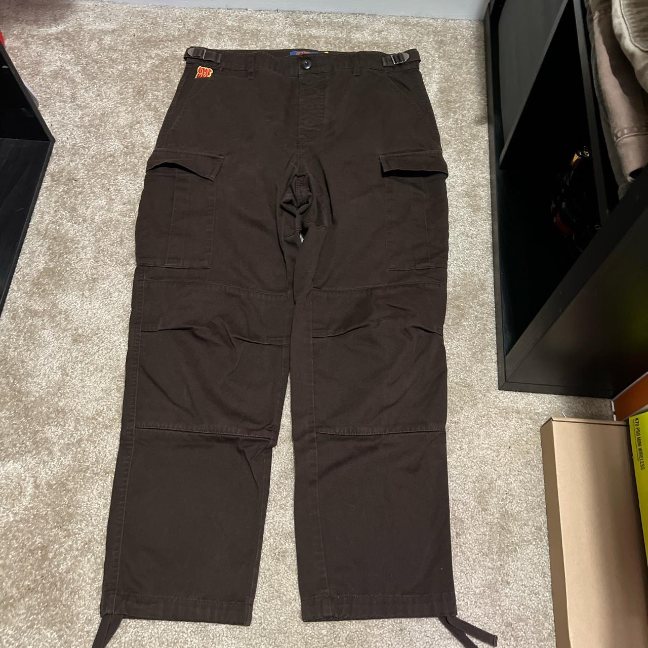 Brown Empyre cargo pants 0 flaws Message with... - Depop