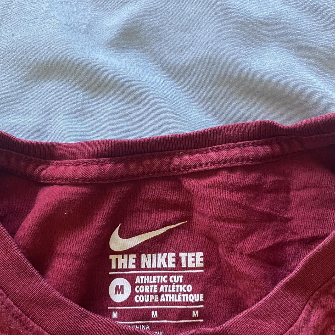 mens nike red t shirt