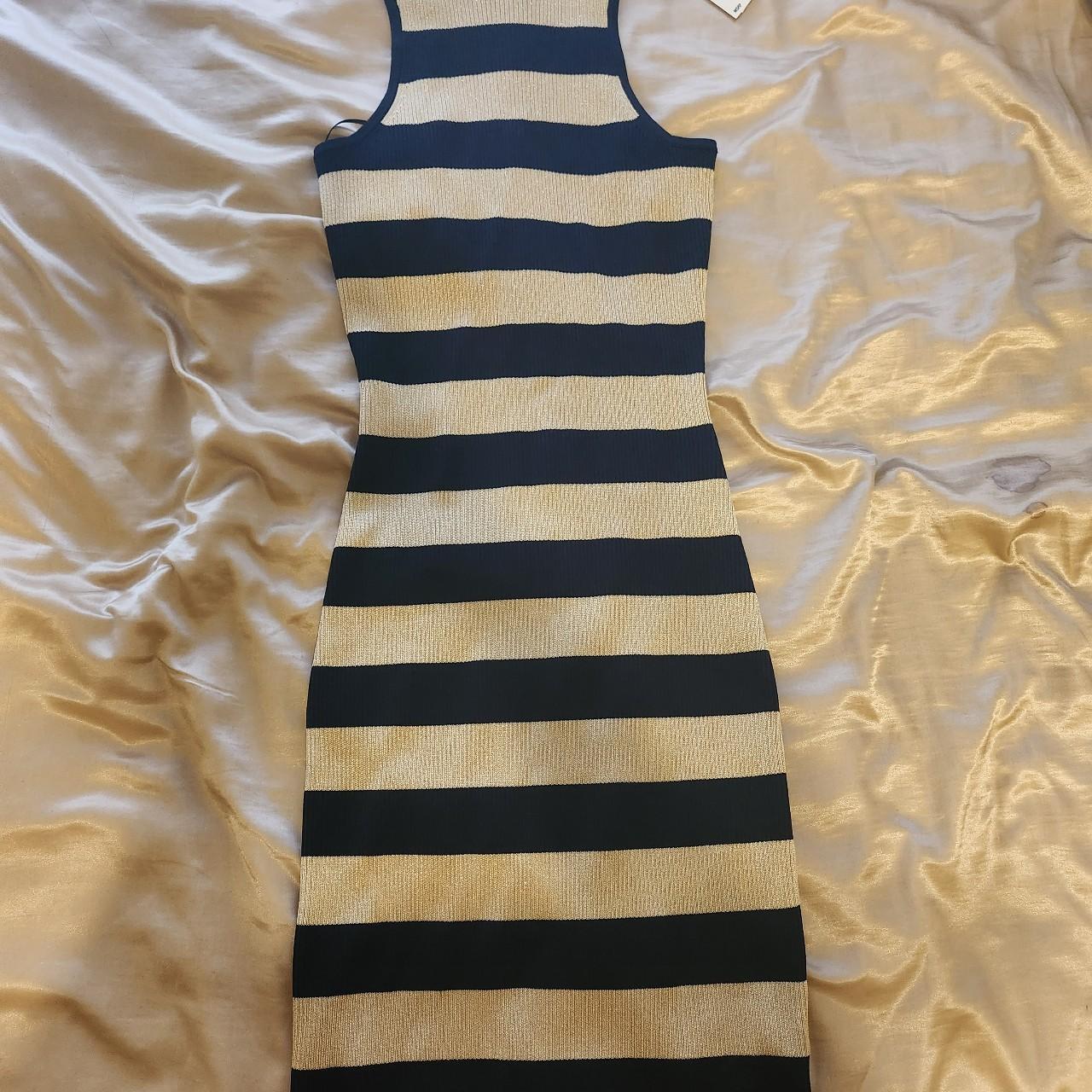 Michael kors store blue striped dress